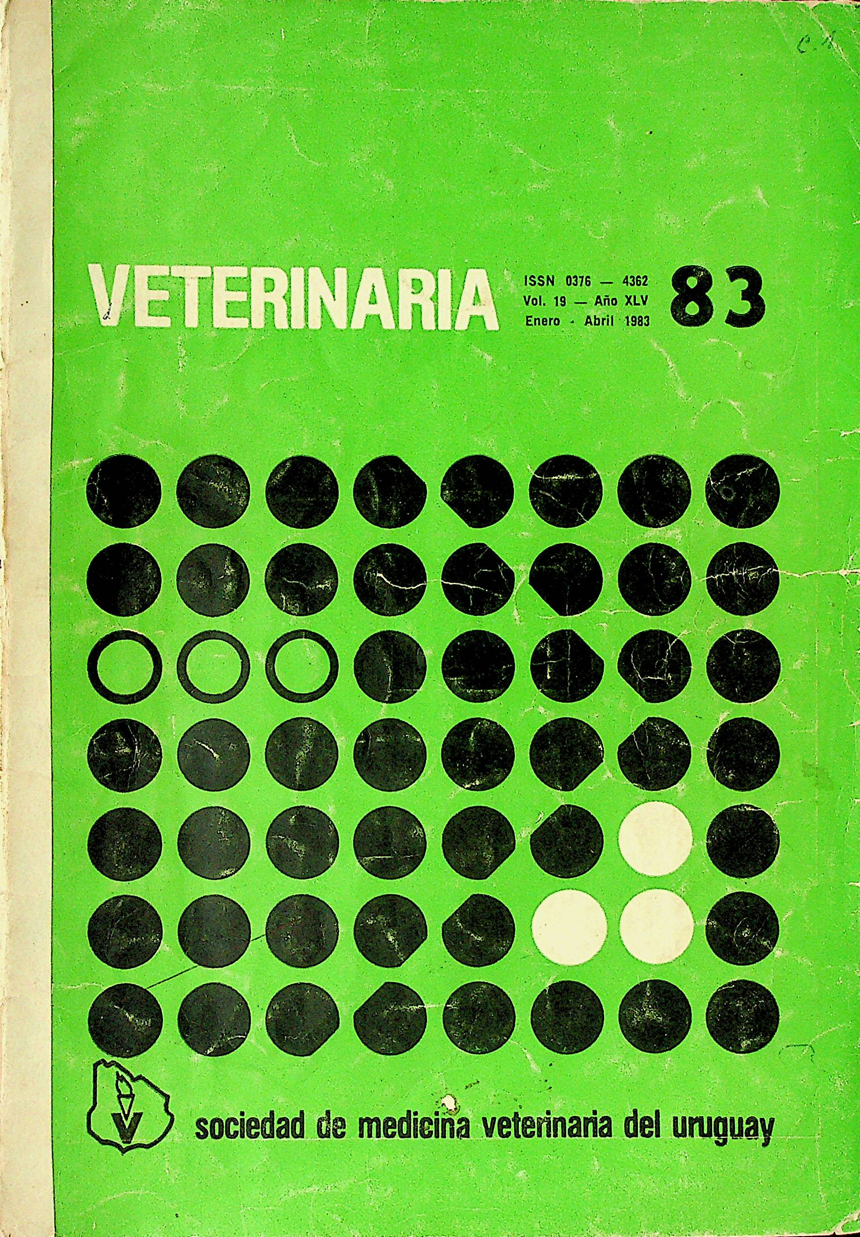 					Ver Vol. 19 Núm. 83 (1983): Enero-Abril
				