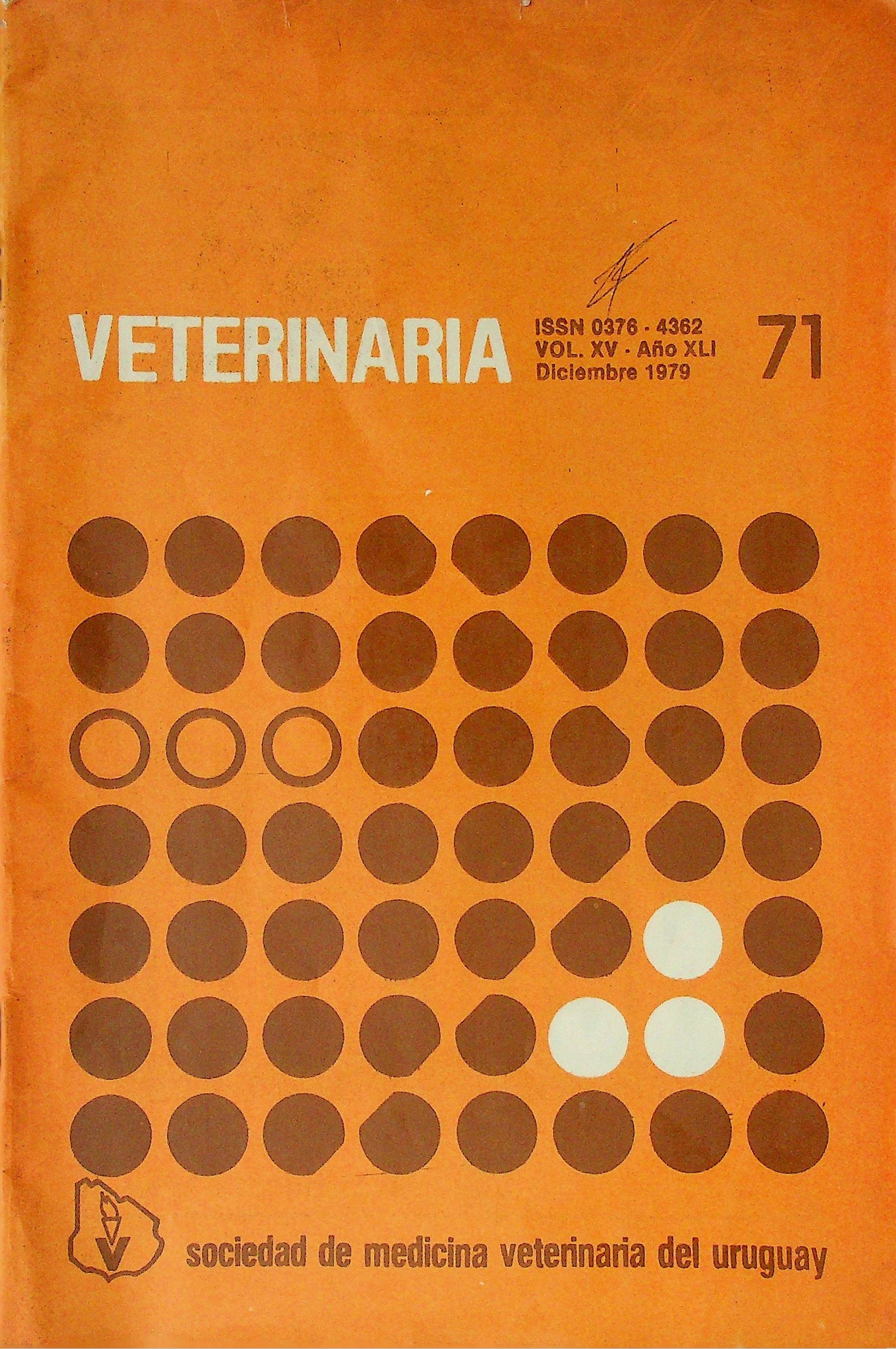 					Ver Vol. 15 Núm. 71 (1979): Diciembre
				